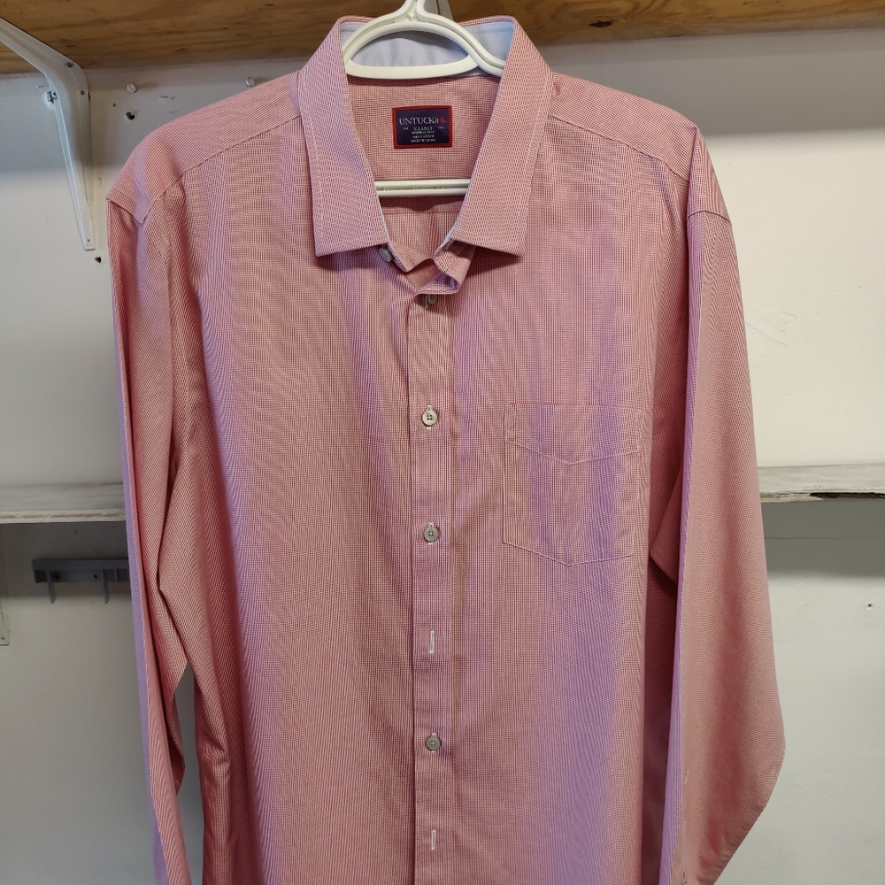 UnTuckit Men's XL Long Sleeve Shirt